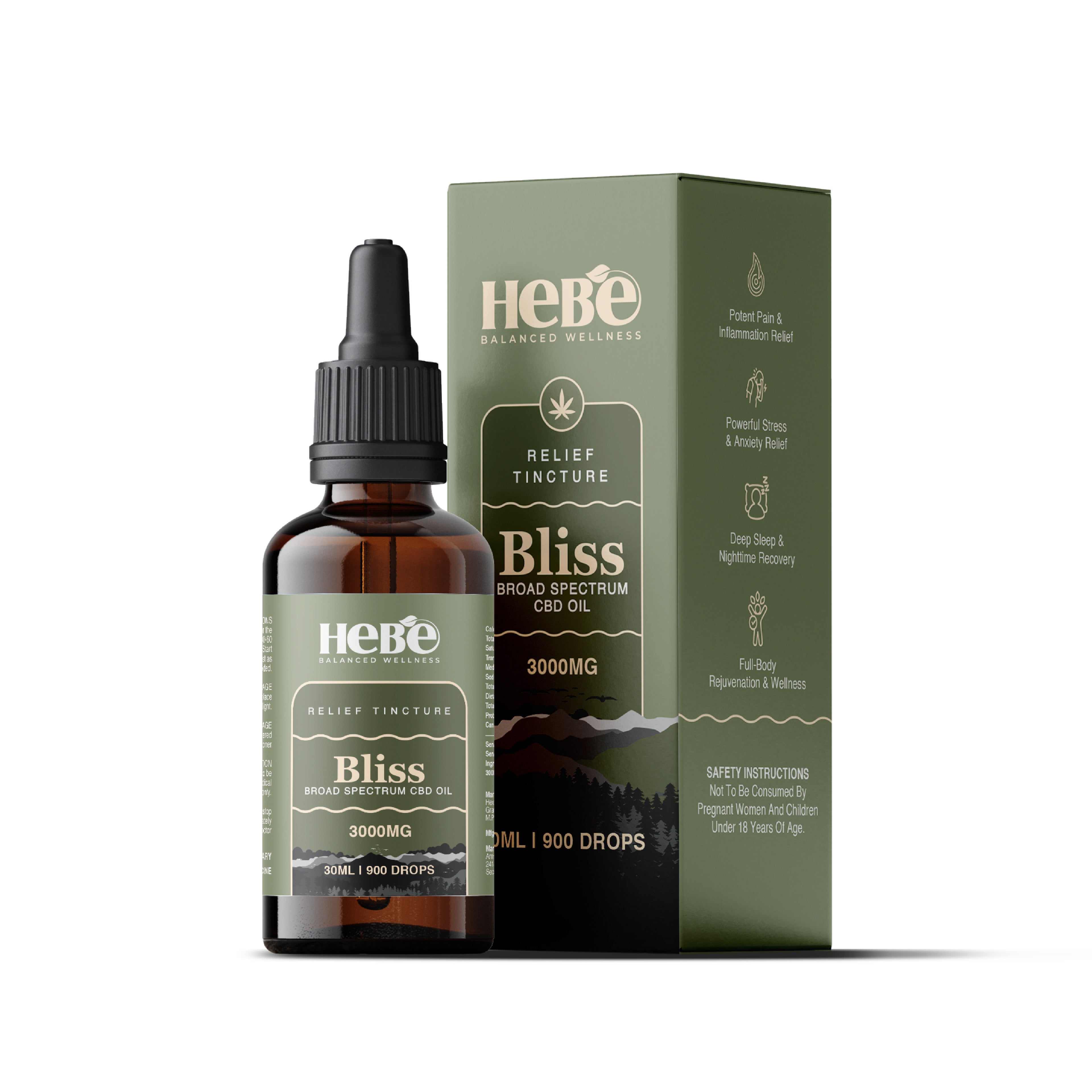 Hebe Bliss Broad Spectrum Oil